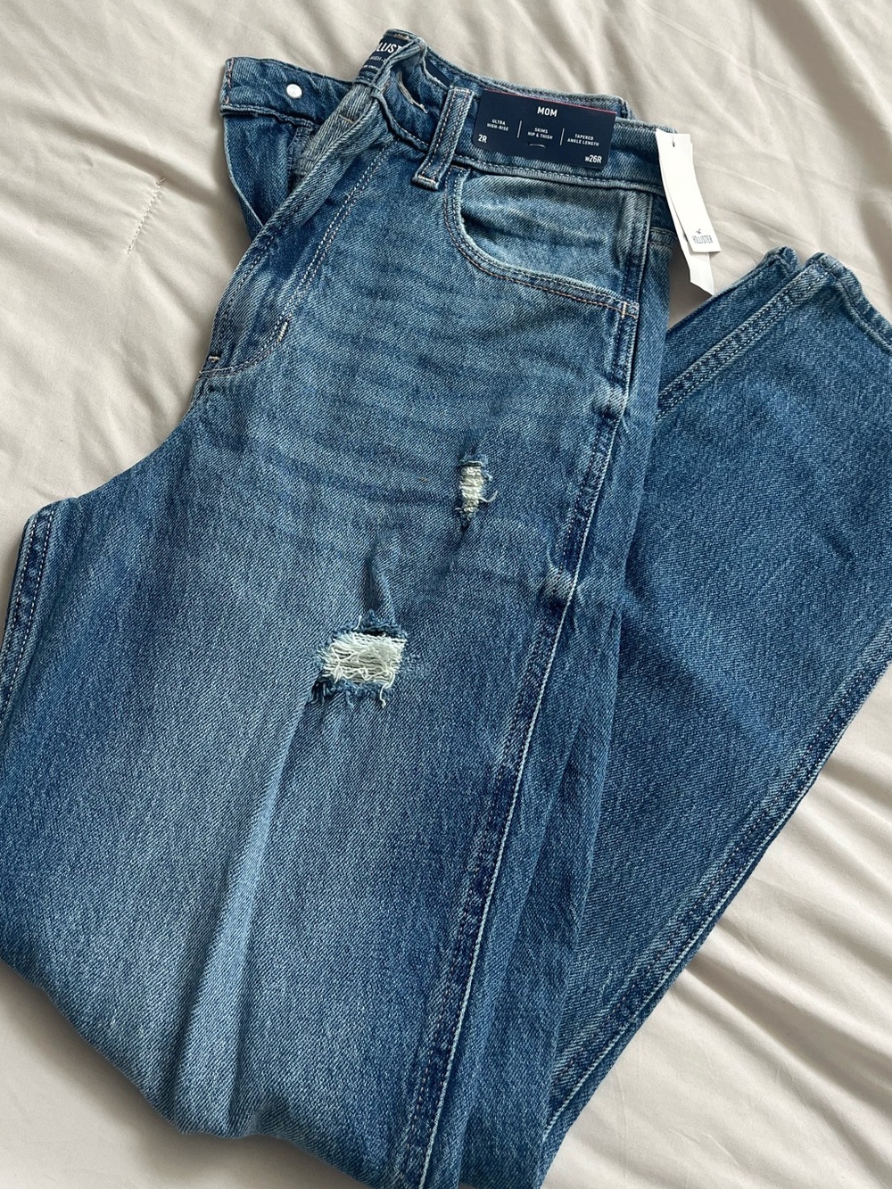 Hollister Distressed Mom Jean